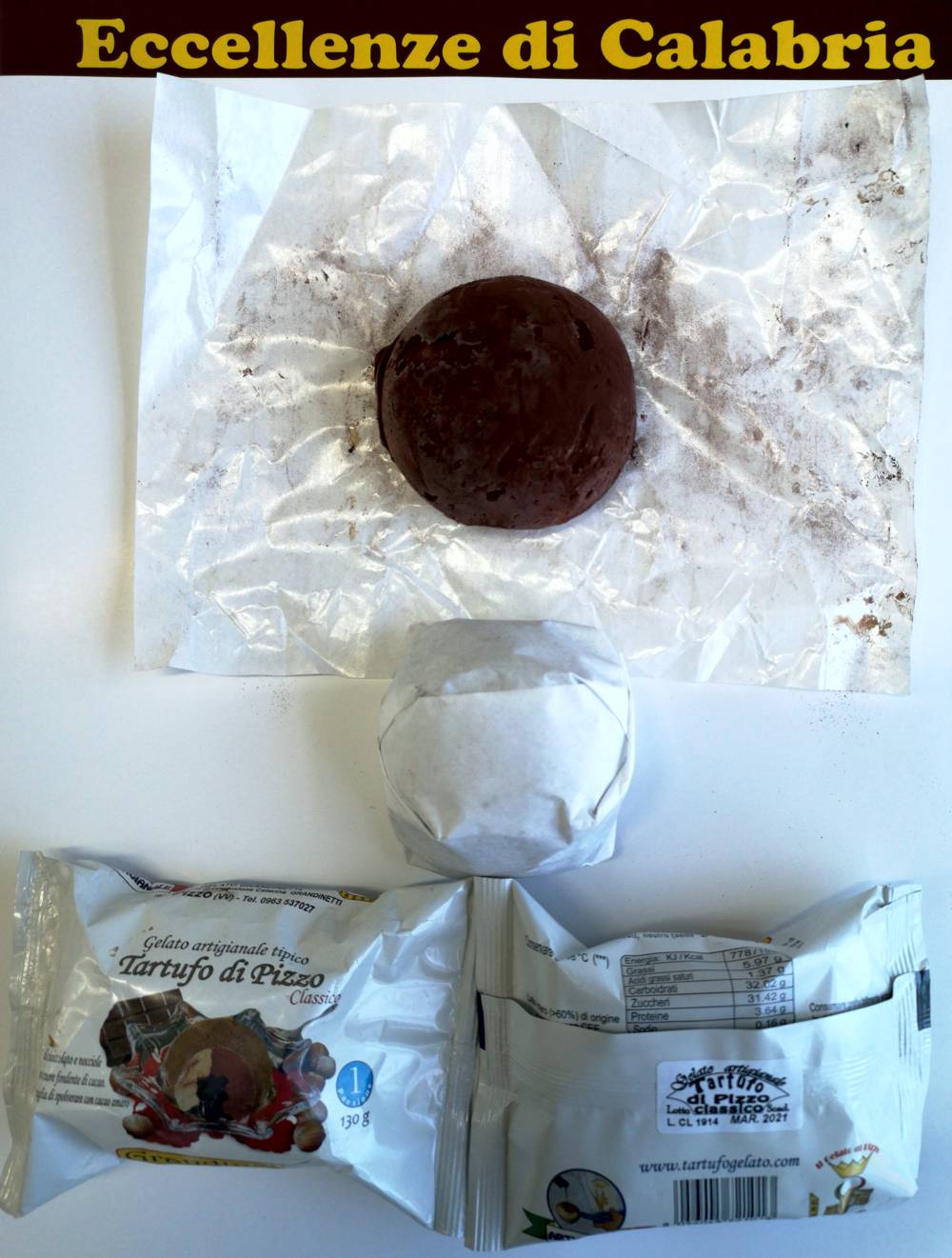 CONFEZIONE TARTUFO DI PIZZO